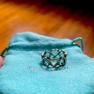 Lightly worn Tiffany ring